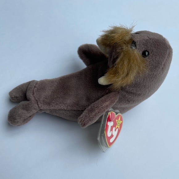 TY Beanie Babie "Jolly" Extremely RARE with Two Tush Tags! Dual US & Canadian - Picture 2 of 12